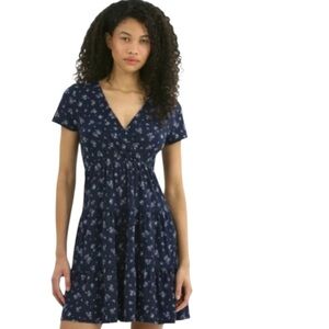 No Boundaries Black Floral Midi Dress